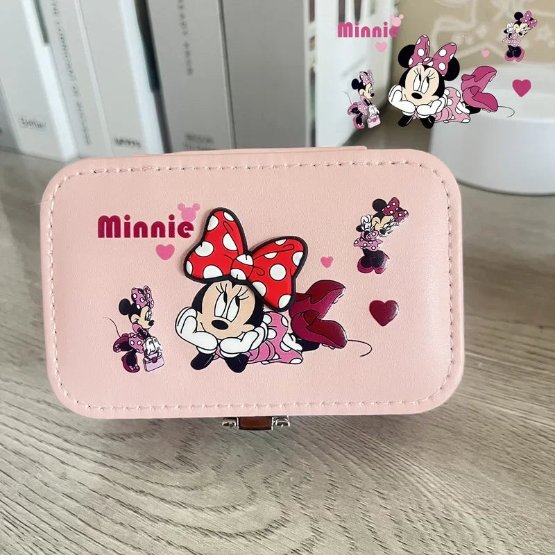 Mickey & Minnie Cartoon Jewelry Storage Box – Cute Accessories Organizer