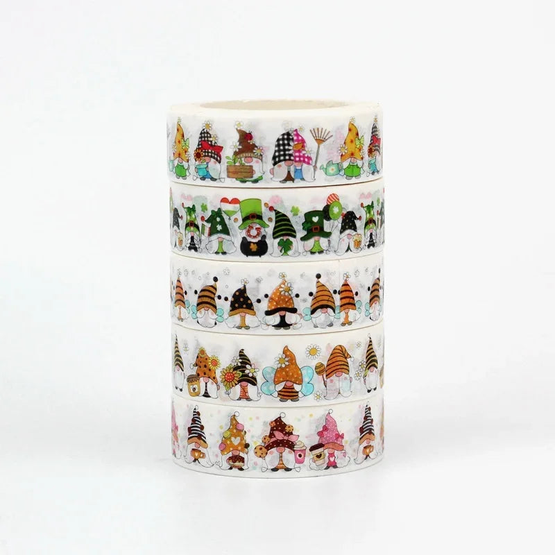 Cute Cartoon Washi Tape – Decorative Adhesive Roll (10M)