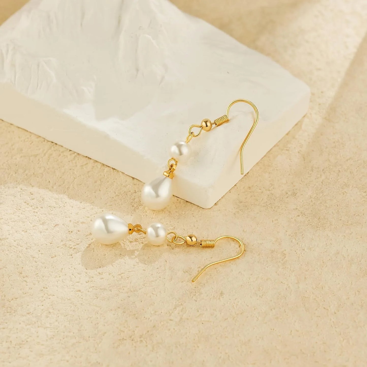 Elegant Pearl Drop Earrings