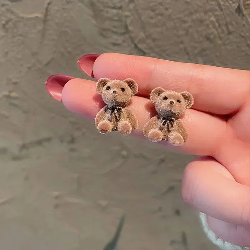 Cute Bear Earrings – Soft & Playful Charm