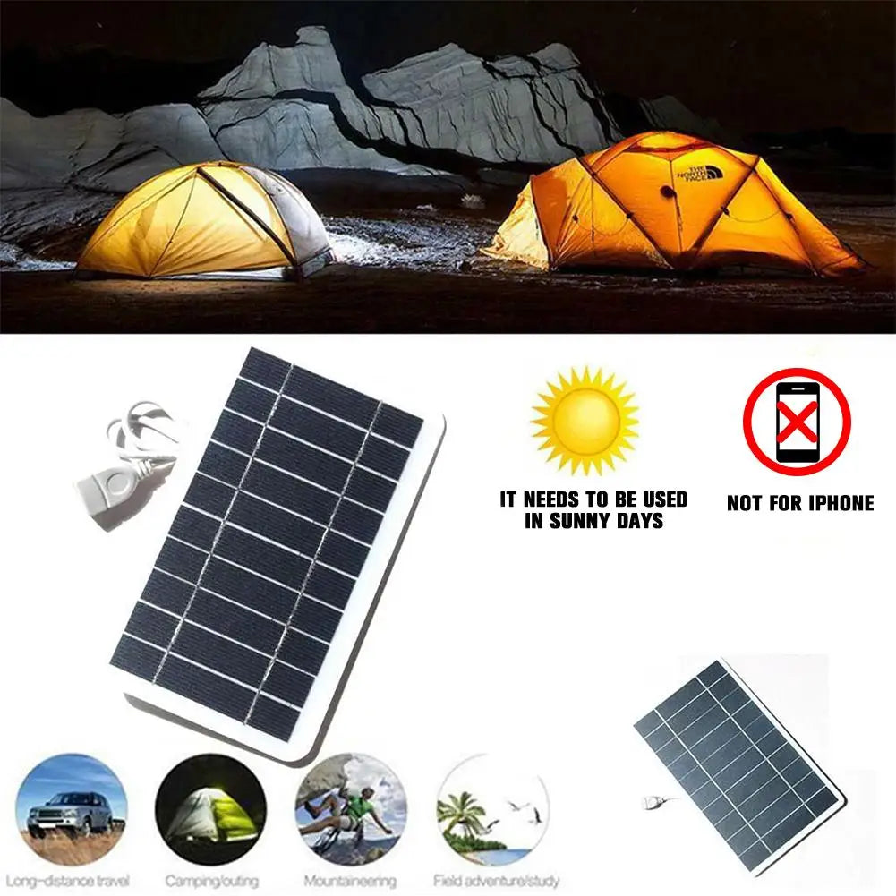 Mini 5V Portable Solar Charging Panel – Compact USB Solar Charger