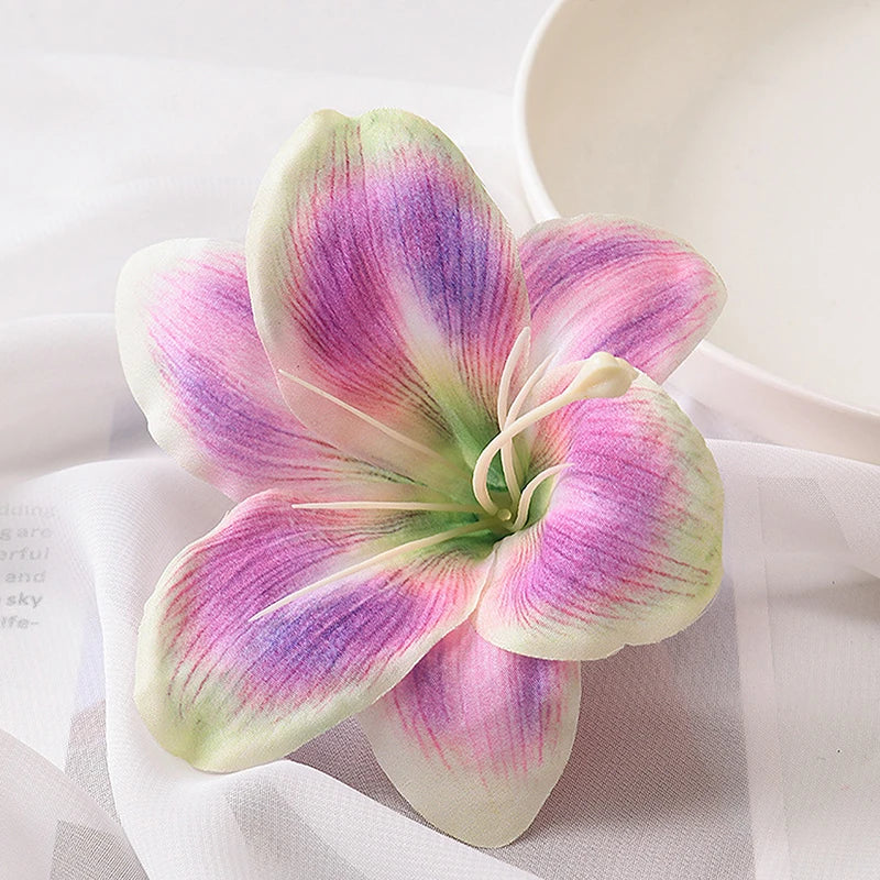 Hawaiian Flower Hair Clip – Plumeria/Hibiscus Summer Hair Accessory
