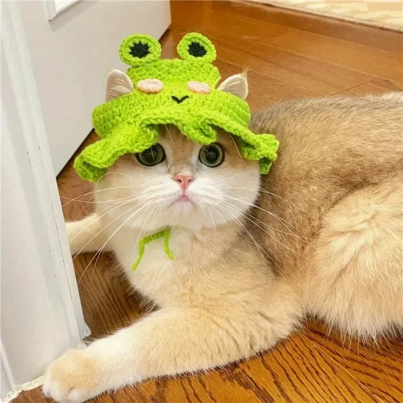 Cute Crochet Hat for Cats and Puppies