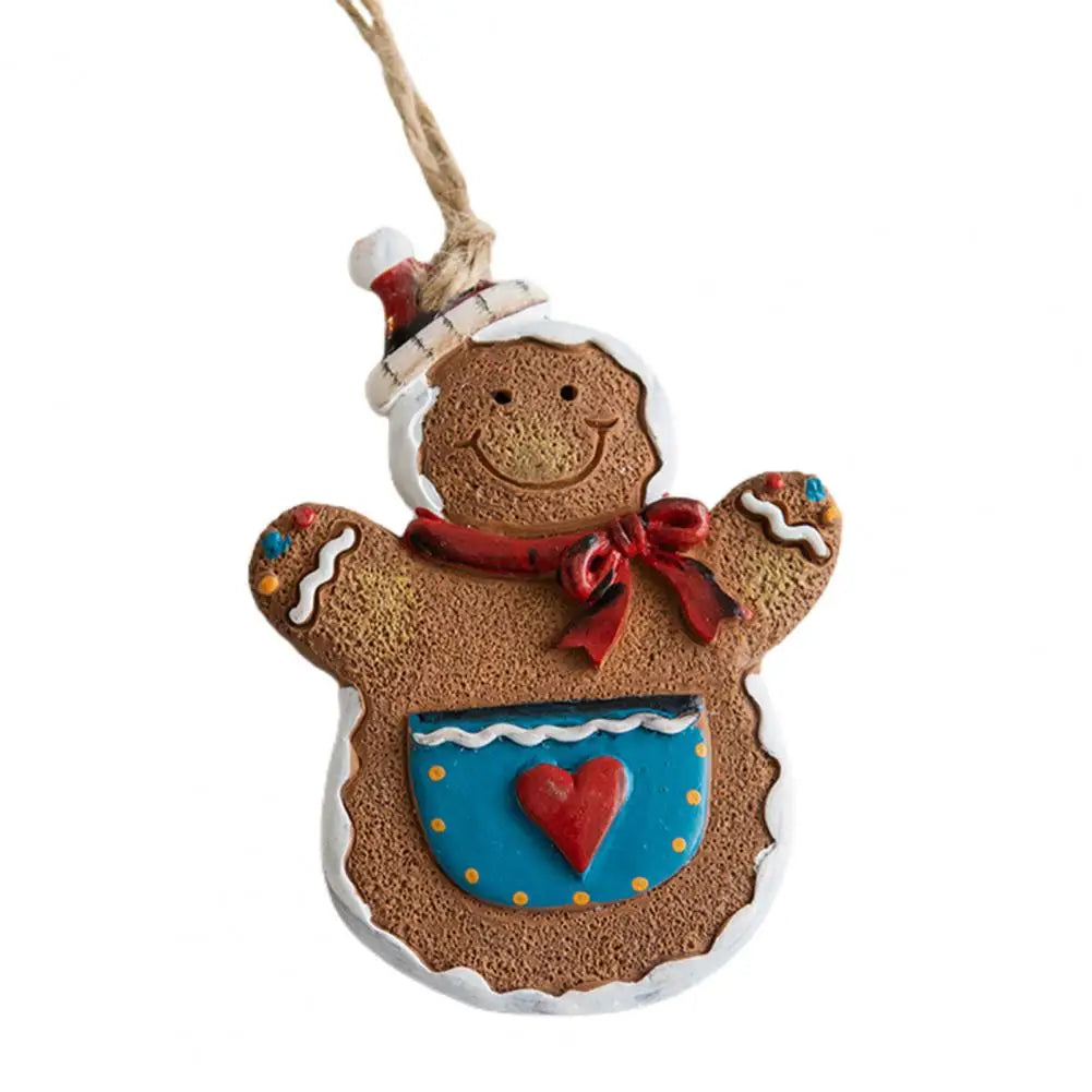 Hanging Gingerbread Christmas Ornament – Cute Holiday Tree Decoration