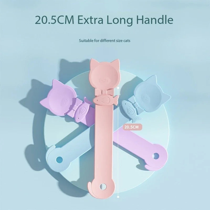 Cat Tail Shaped Pet Feeding Spoon