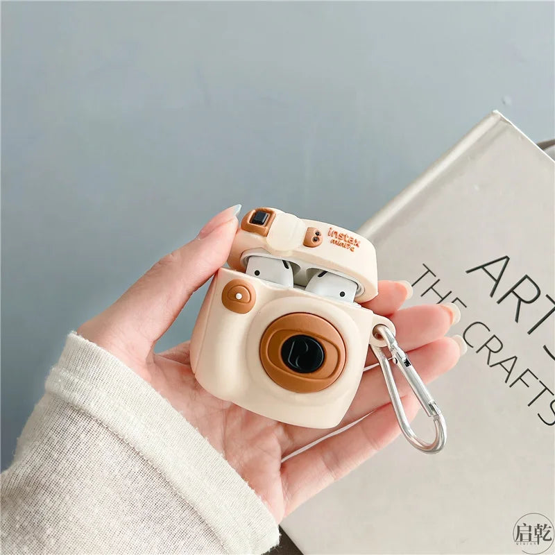 Polaroid Camera AirPods Case – Retro Charm for Photography Lovers