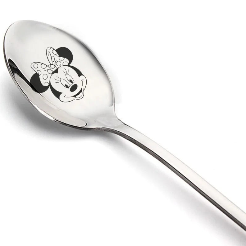 Mickey Mouse Stainless Steel Long Spoon