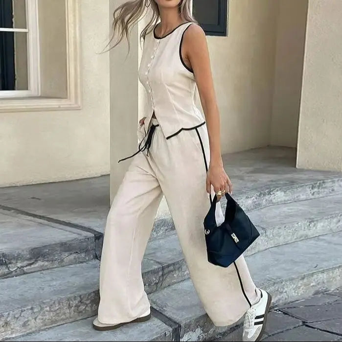 Elegant Casual Two-Piece Set