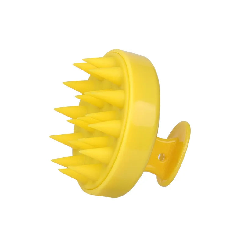 Silicone Scalp Massager Shampoo Brush – Hair Washing & Head Scrubber Tool