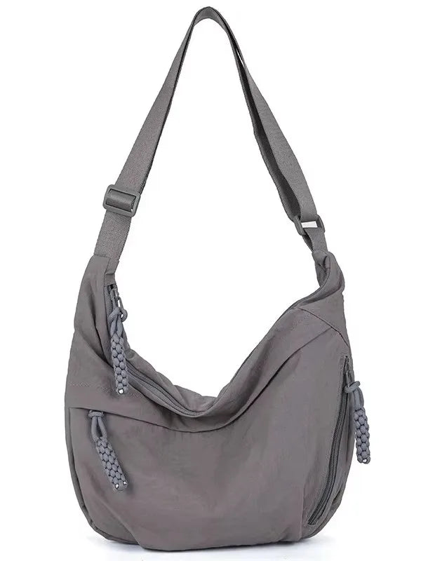 Casual Nylon Shoulder Bag for Women – Large Capacity Everyday Crossbody