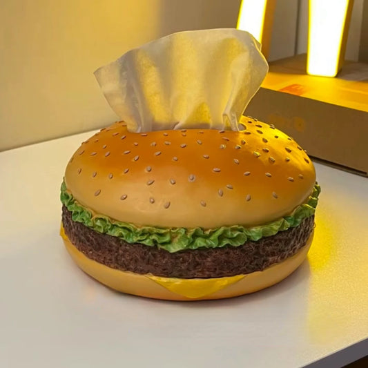 Burger Tissue Box