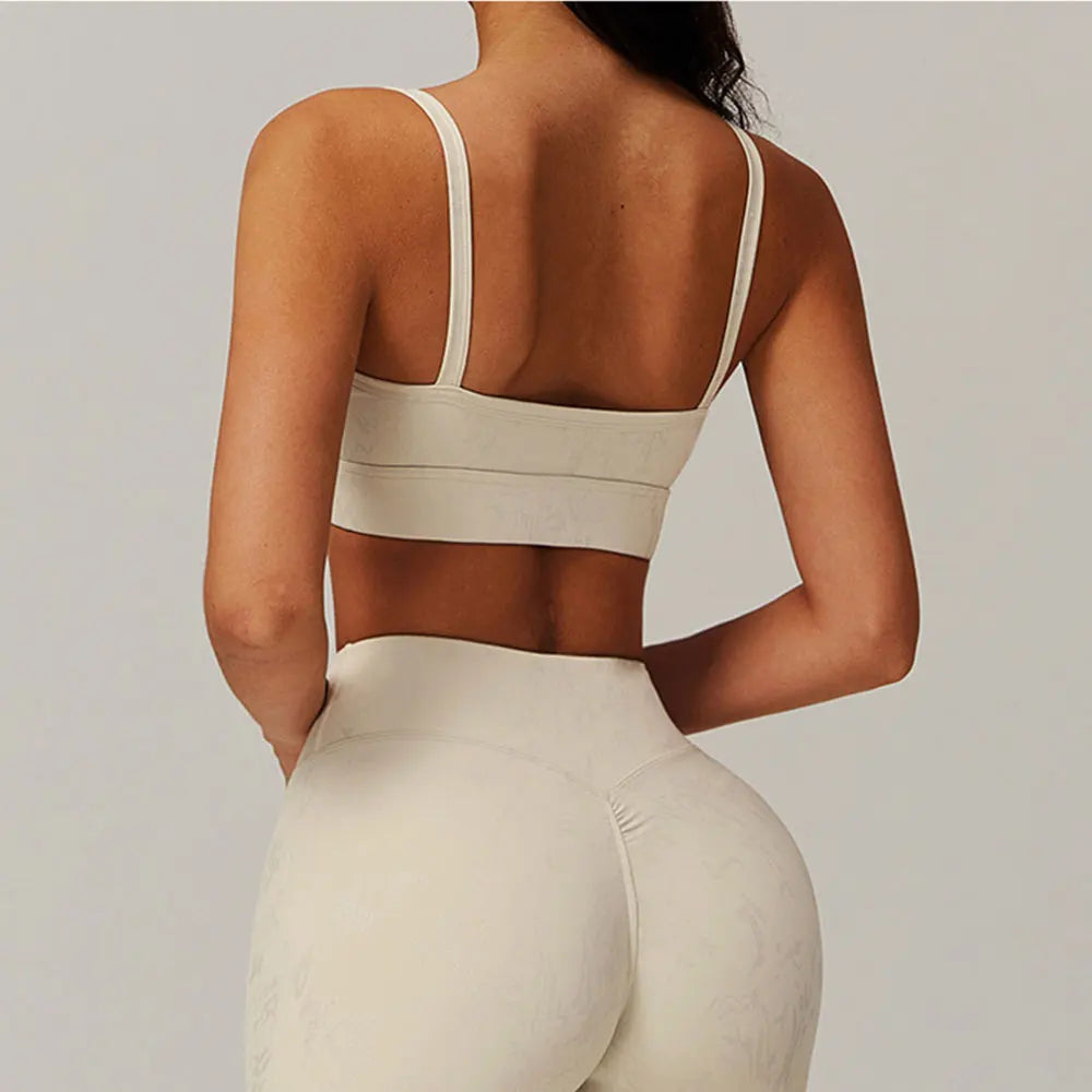 Printed Breathable Sports Bra – Sweat-Absorbing Padded Top for Yoga & Running (Multi Colors)