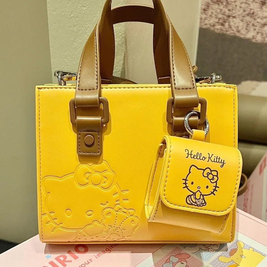 Hello Kitty Shoulder Handbag – Stylish Tote with Mini Side Pouch