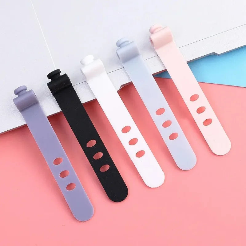 Silicone Cable Organizer Clips (Multi-Pack)