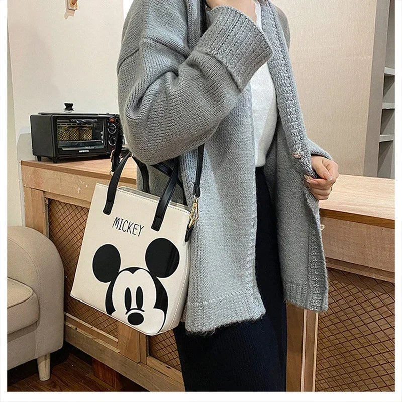 Mickey Mouse Cartoon Handbag – Stylish Shoulder & Crossbody Tote Bag