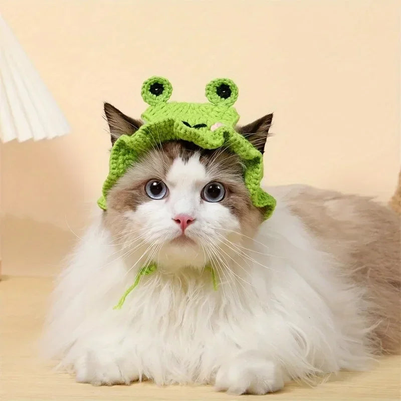 Cute Crochet Hat for Cats and Puppies