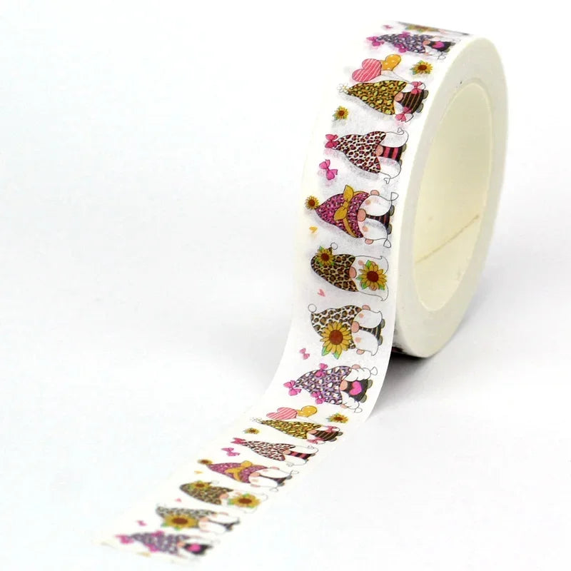 Cute Cartoon Washi Tape – Decorative Adhesive Roll (10M)