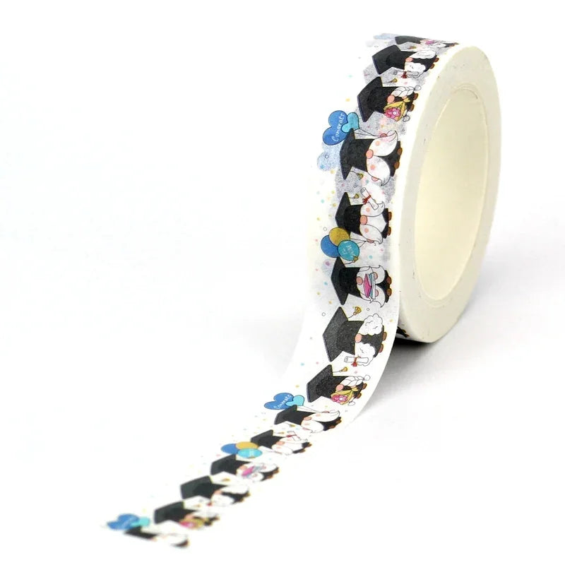 Cute Cartoon Washi Tape – Decorative Adhesive Roll (10M)