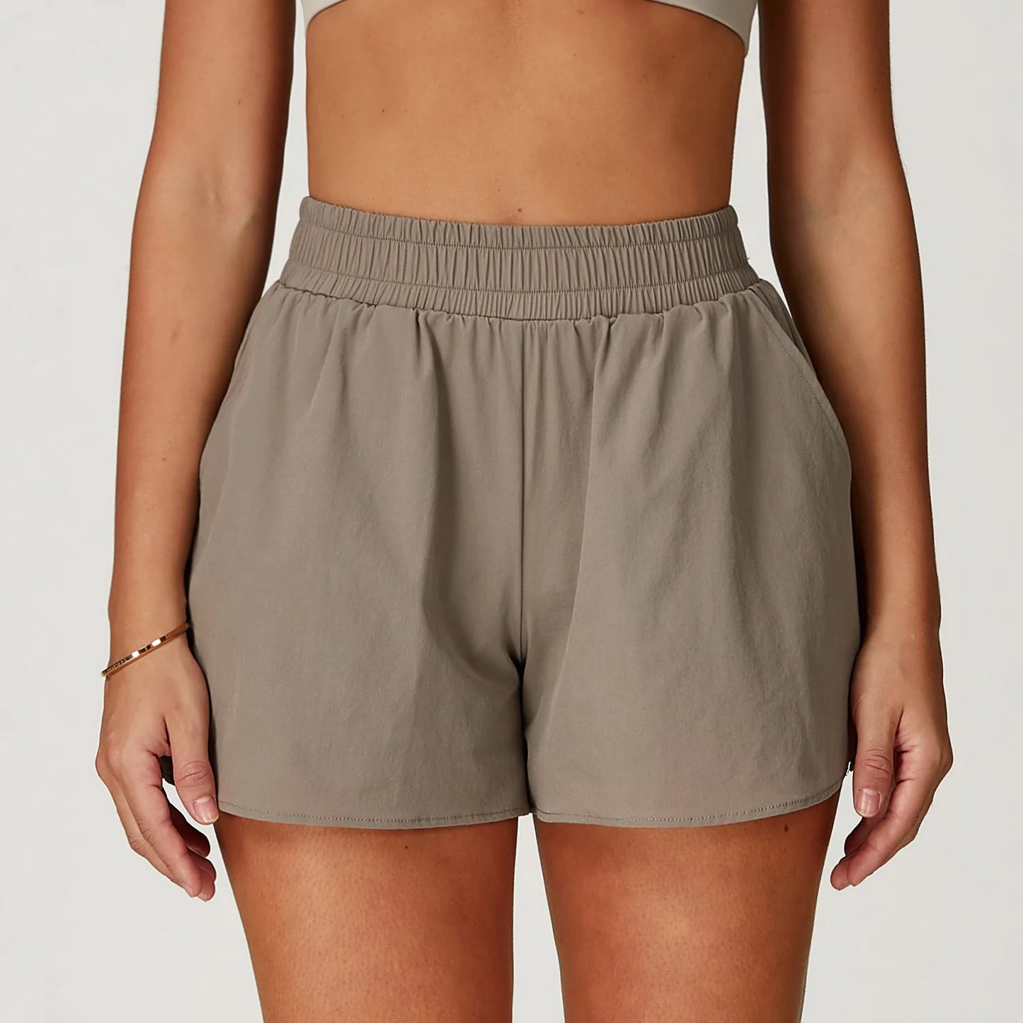 High-Waist Workout Shorts for Women – Multi Colors