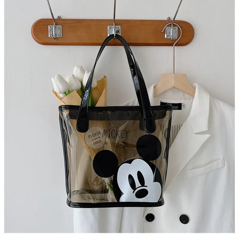 Mickey Mouse Transparent Tote Bag – Stylish & Trendy Design
