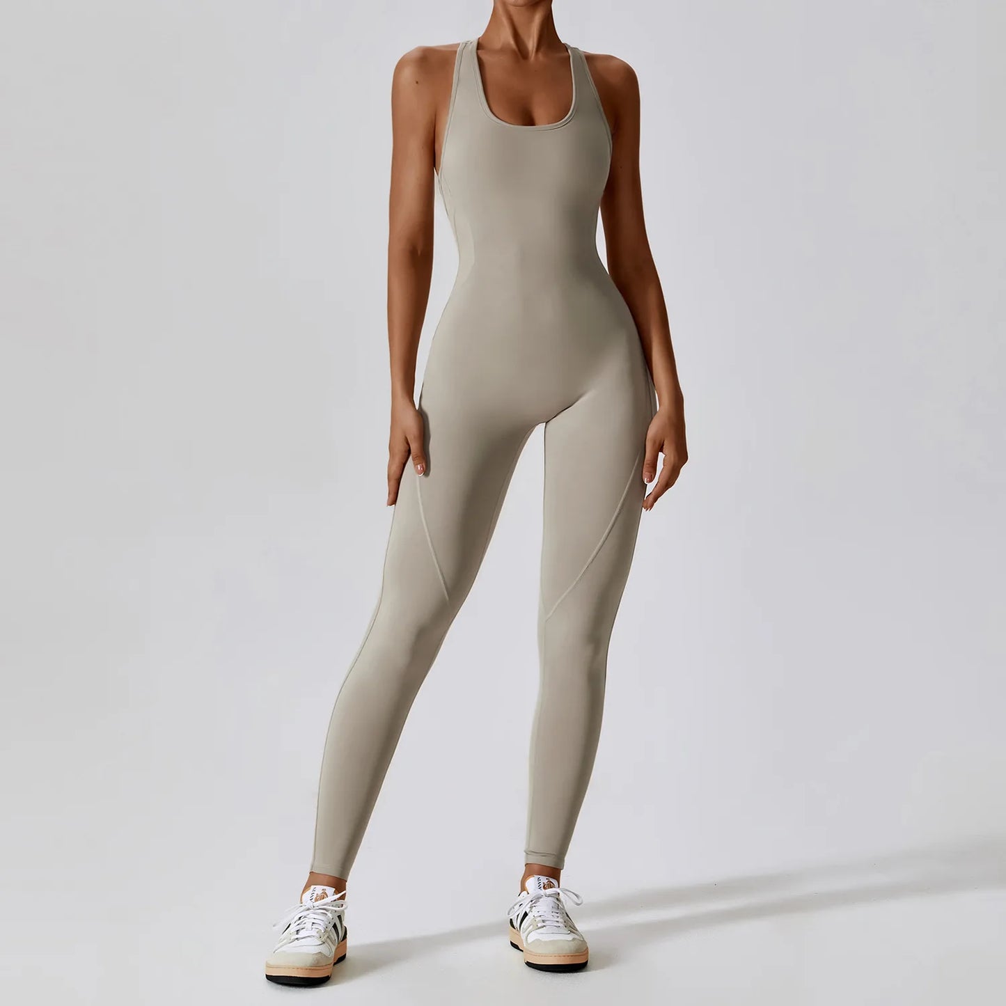 Women's Backless Sports Jumpsuit – Buttery-Soft One-Piece Yoga Suit