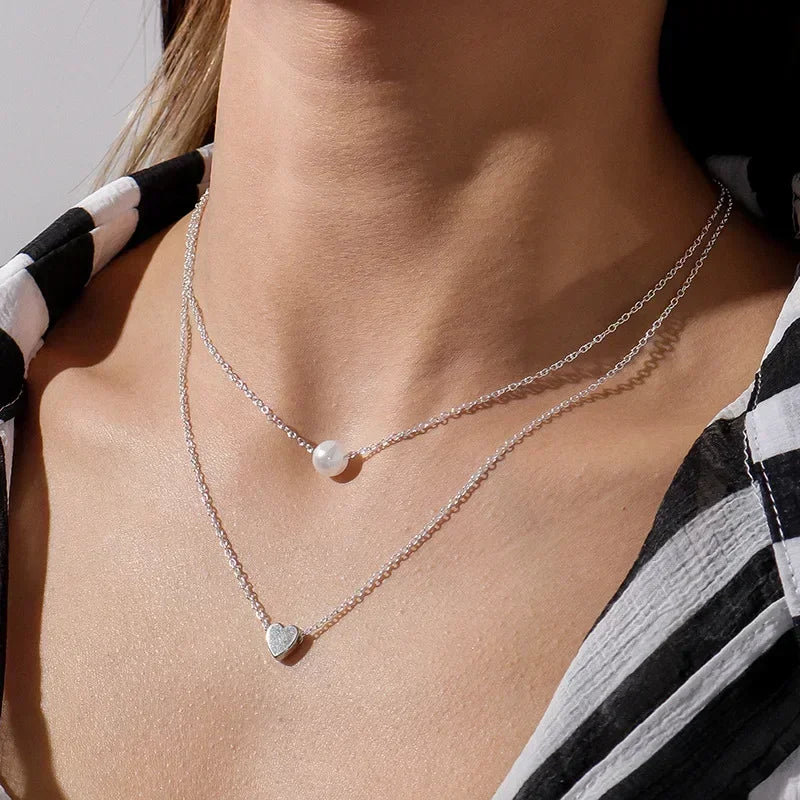Layered Choker Necklace Set – Multiple Styles