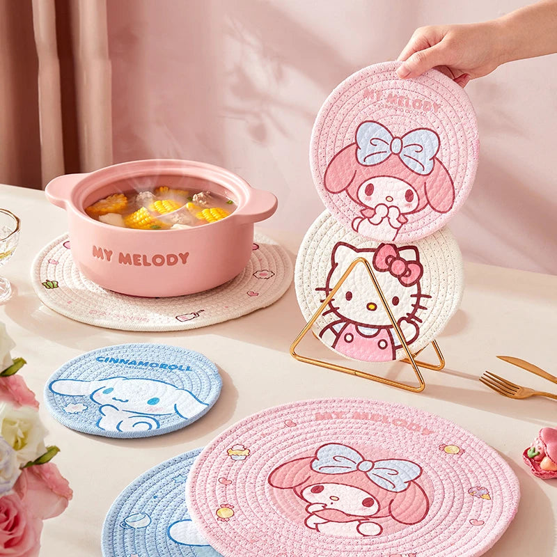 Cartoon Placemat & Coaster Set