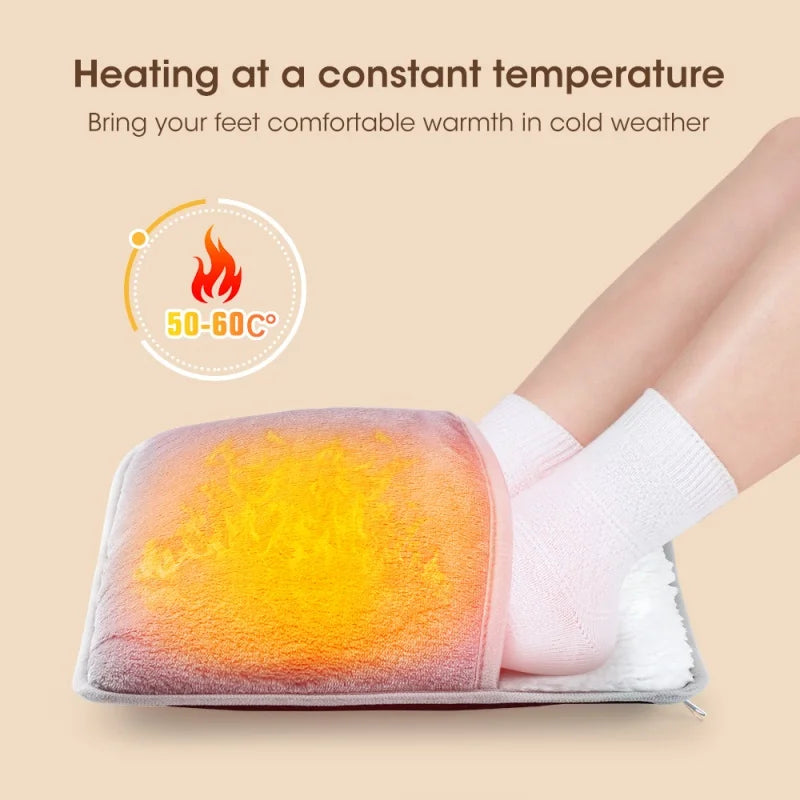 USB Foot Warmer – Portable Soft Plush Heating Pad for Winter