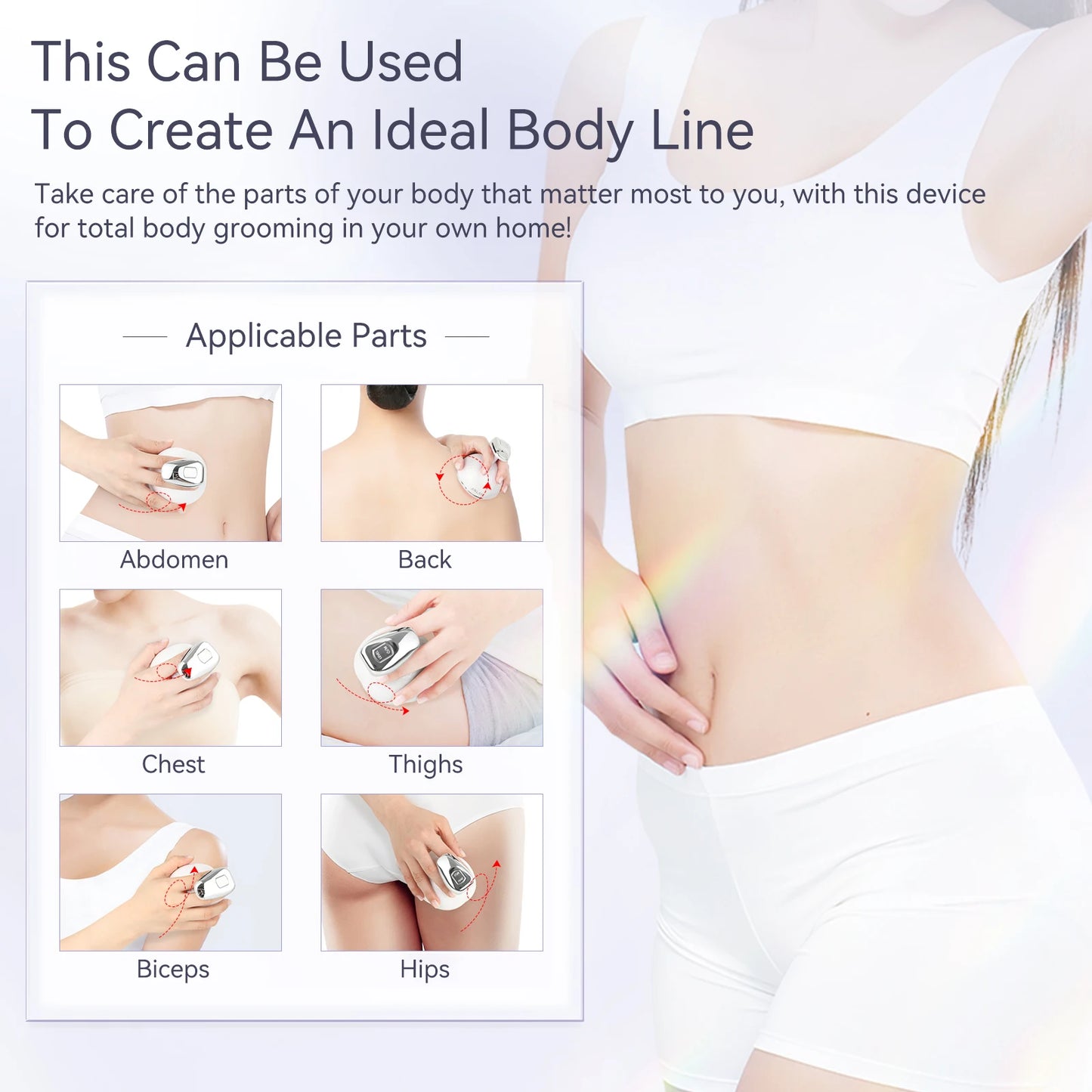 ANLAN RF Body Slimming Machine with EMS & Ultrasonic Fat Burner – Body Shaping & Weight Loss Massager