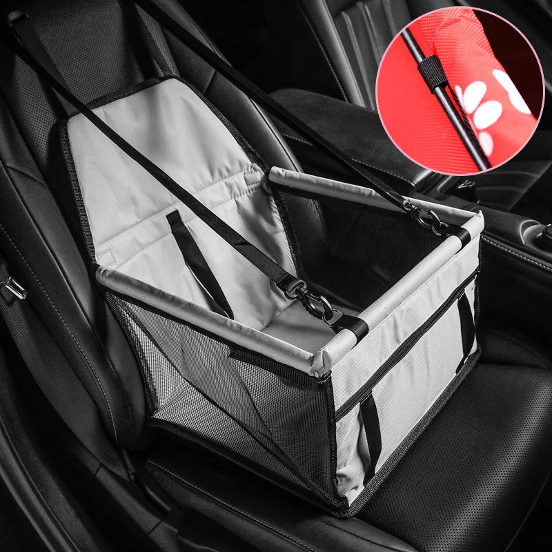 Folding Pet Car Seat – Safe & Comfy Travel for Pets
