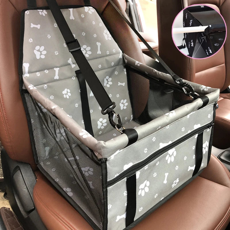 Folding Pet Car Seat – Safe & Comfy Travel for Pets