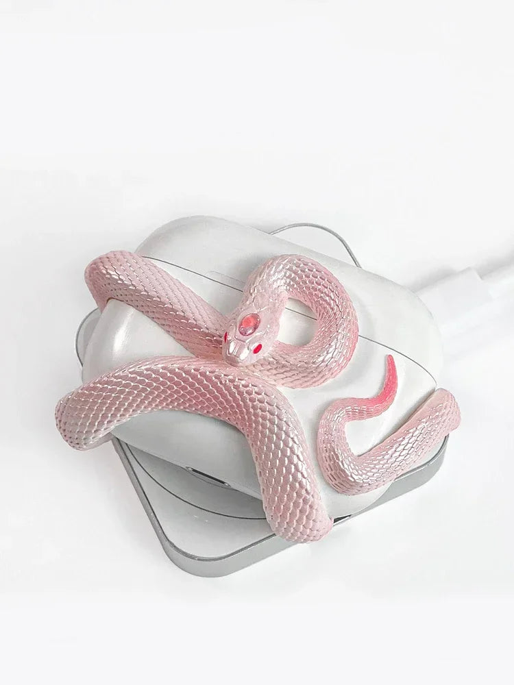Luxury Snake Design AirPods Case – Bold Elegance