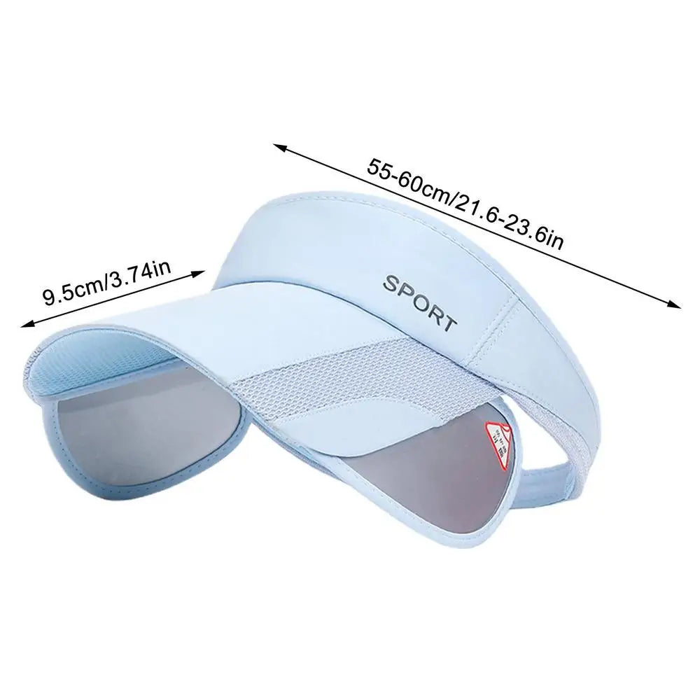 Women's Sport Sun Visor Hat – UV Protection for Running, Golf, Tennis & Outdoor Activities