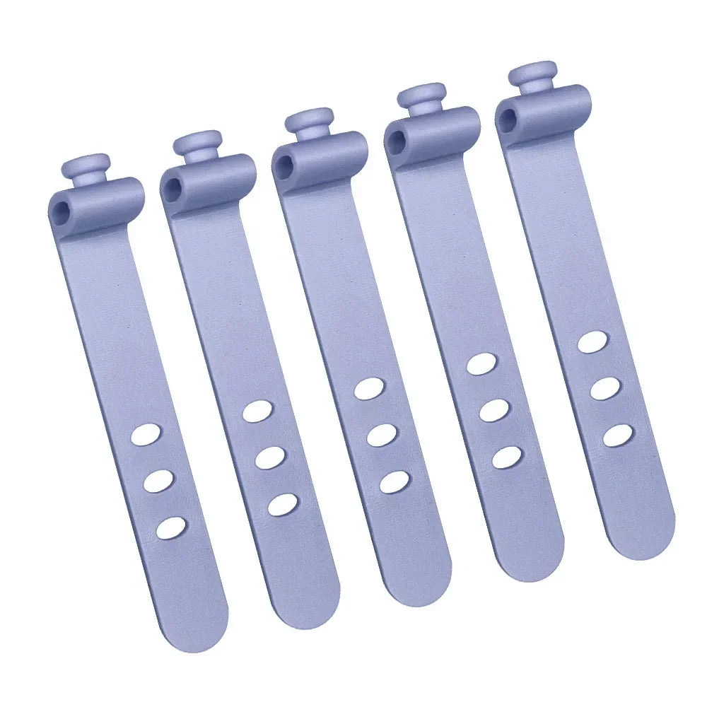 Silicone Cable Organizer Clips (Multi-Pack)