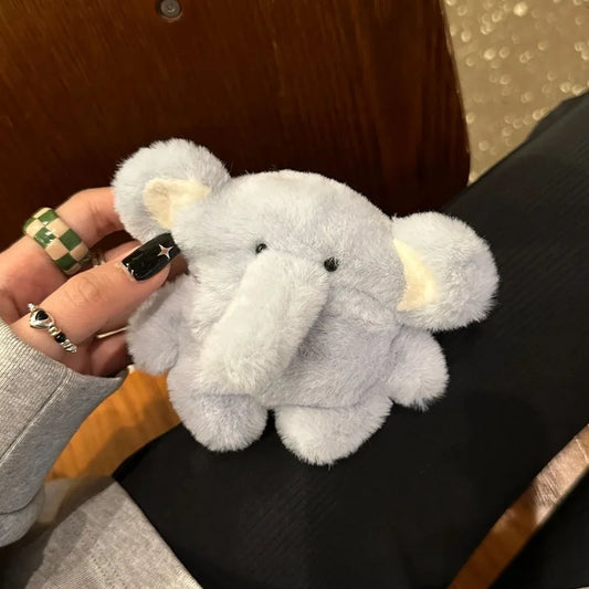 Plush Elephant AirPods Case – Soft & Adorable Design