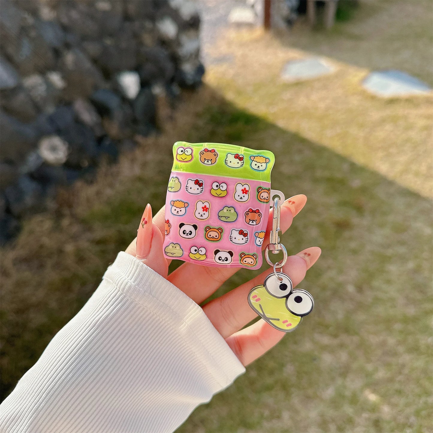 Hello Kitty & Keroppi Pillow AirPods Case – Cute Kawaii Style