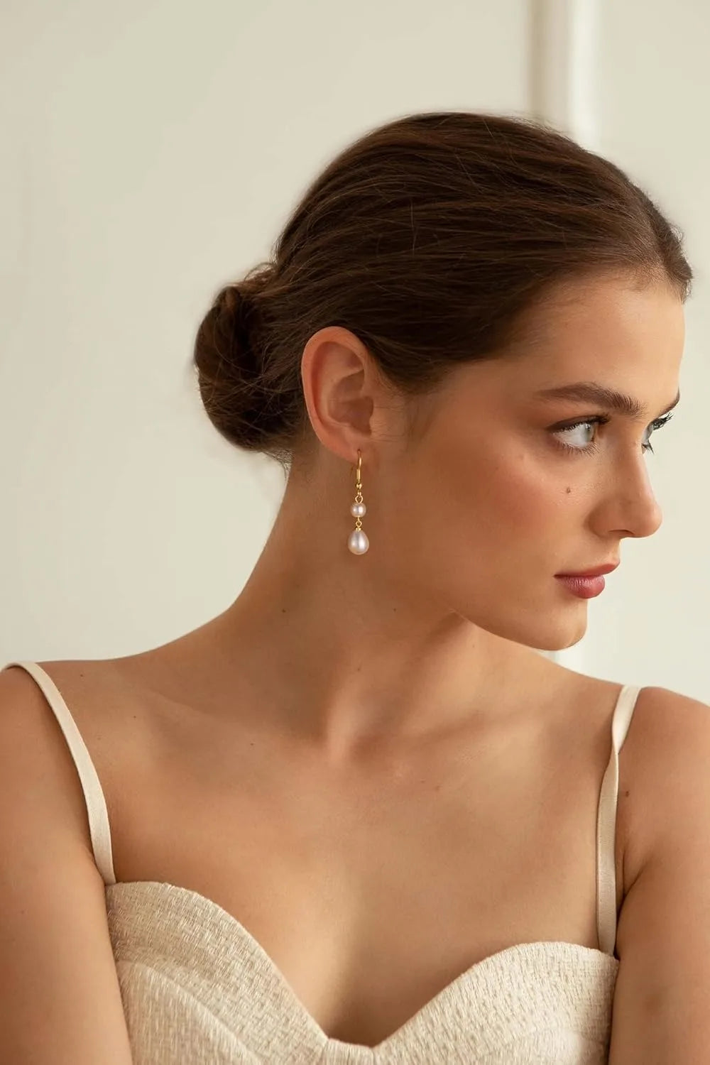 Elegant Pearl Drop Earrings