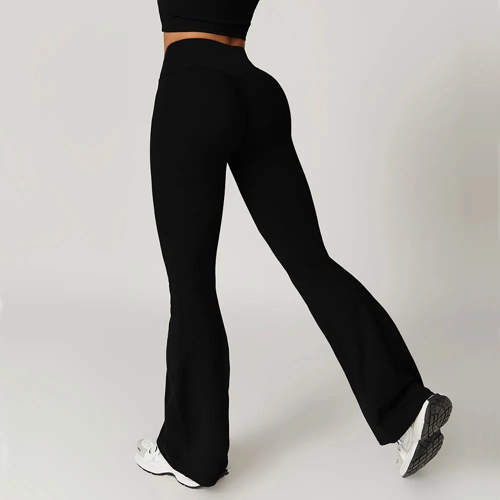 High-Waist Flare Yoga Leggings for Women