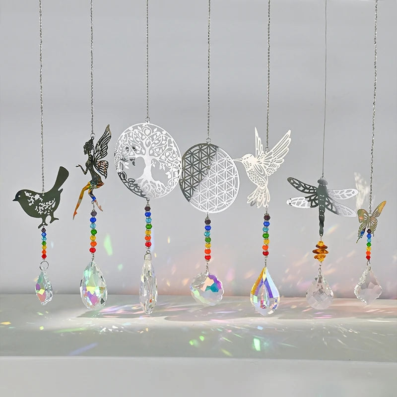 Bird Crystal Sun Catcher for Home & Garden Decoration