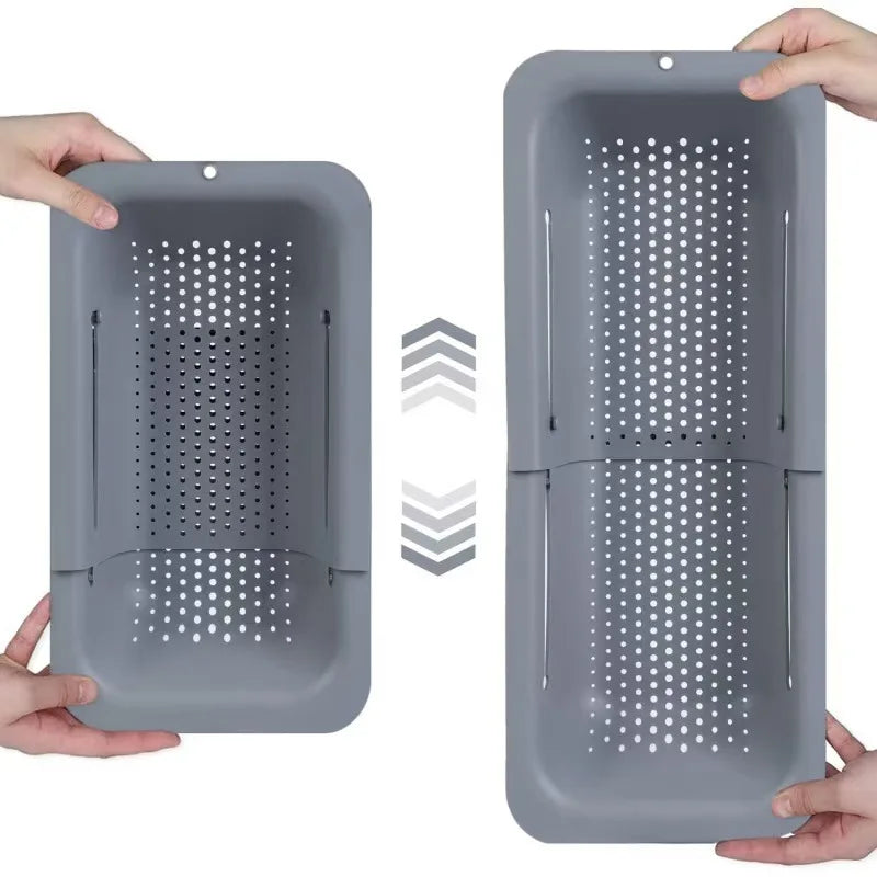 Adjustable Sink Basket & Drainer Organizer