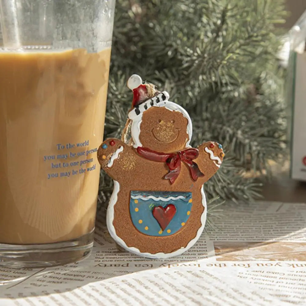 Hanging Gingerbread Christmas Ornament – Cute Holiday Tree Decoration