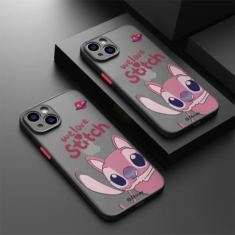 Stitch Couple Cartoon Case – Cute & Unique Design