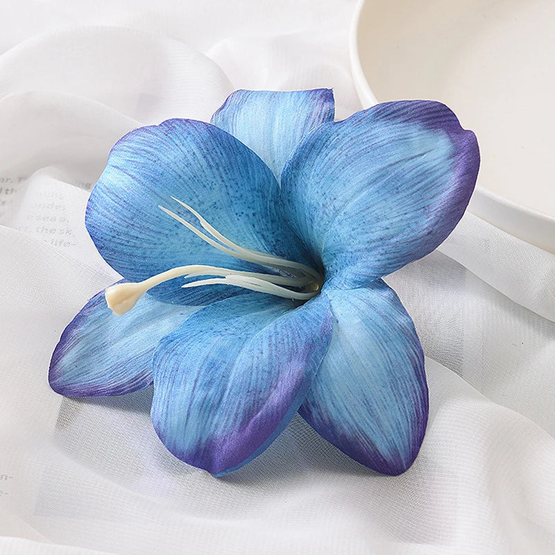 Hawaiian Flower Hair Clip – Plumeria/Hibiscus Summer Hair Accessory