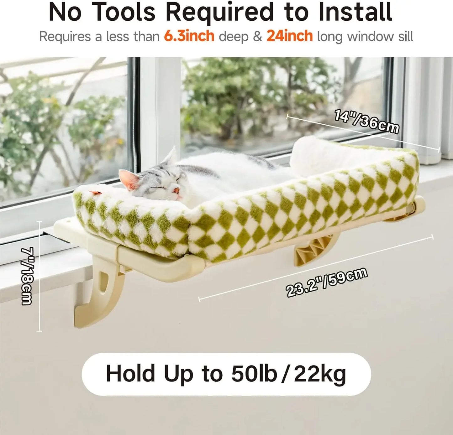 SunnyView Cat Window Bed