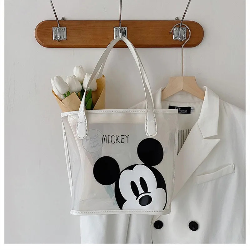 Mickey Mouse Transparent Tote Bag – Stylish & Trendy Design