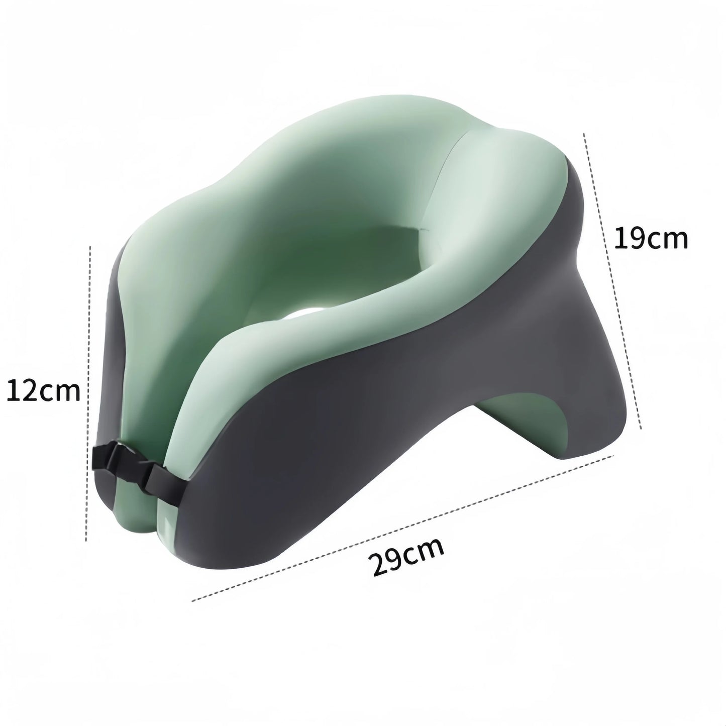 U-Shaped Memory Foam Travel Neck Pillow – Ergonomic Support for Plane, Car & Office