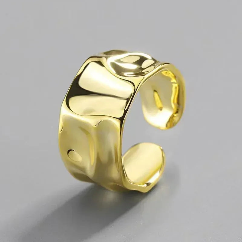 Adjustable Minimalist Wave Rings – Multiple Designs