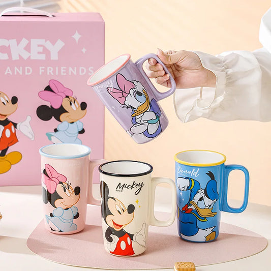 Disney Cartoon Ceramic Mug  | Large Capacity Coffee Cup