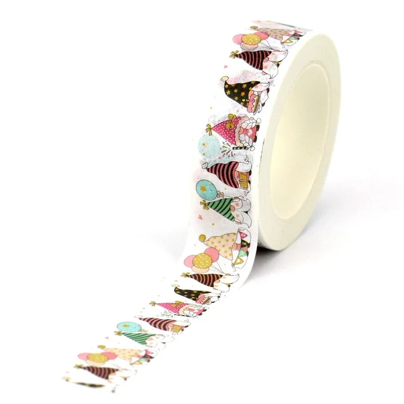 Cute Cartoon Washi Tape – Decorative Adhesive Roll (10M)