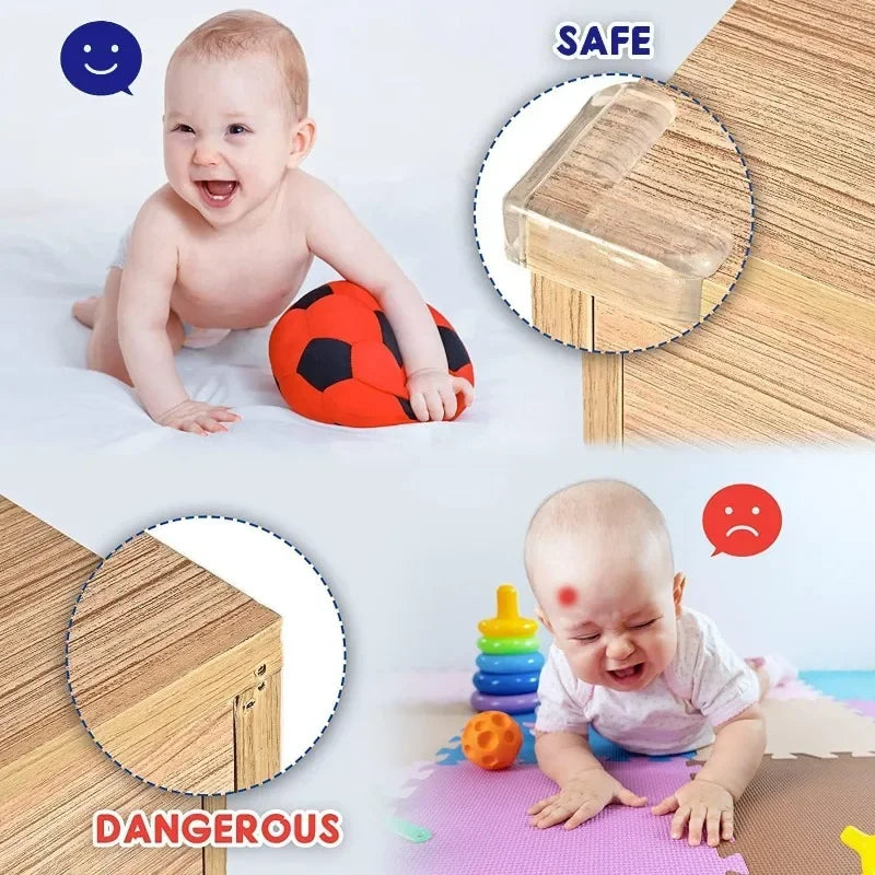 Clear Table Corner Protectors for Baby Safety